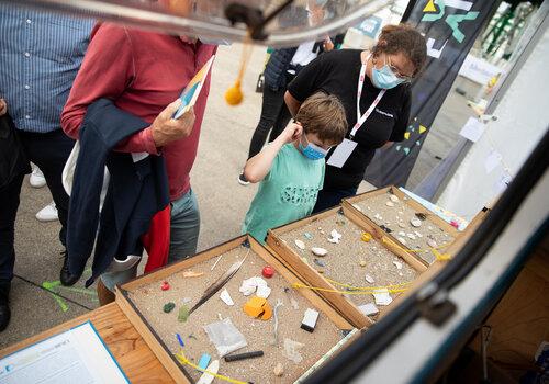 Atelier scolaire proposé par le Village des Sciences de Concarneau