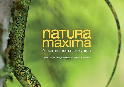 Couverture du livre d'Olivier Dangles Natura Maxima chez IRD Editions Couverture du livre d'Olivier Dangles Natura Maxima chez IRD Editions