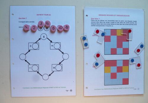 Faire des mathématiques en s'amusant et en manipulant avec des jeux adaptés aux différents publics 