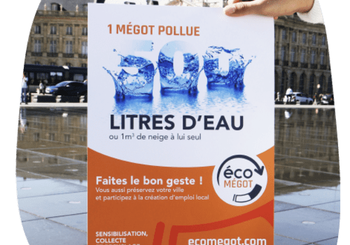 Sensibilisation à la pollution des mégots