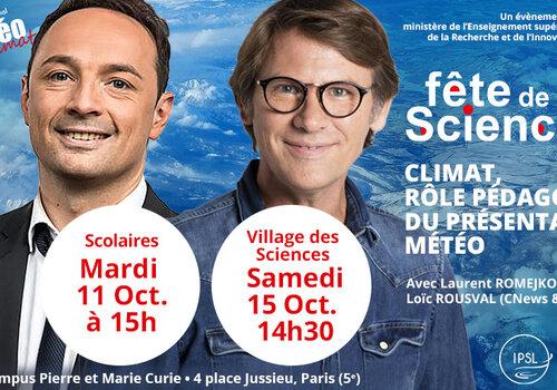 Rencontre « Climat, rôle pédagogique du présentateur météo ».