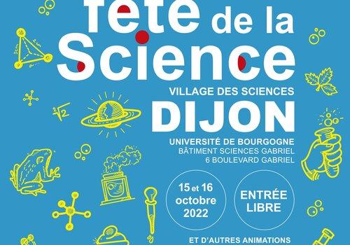 Affiche Village des sciences Dijon 2022