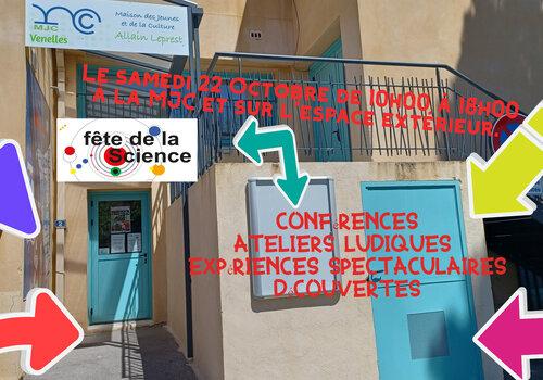 MJC Venelles fête la science. MJC-Venelles -fête-la-science-le-22-octobre