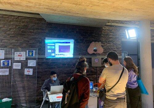 stand de l'association au village des sciences