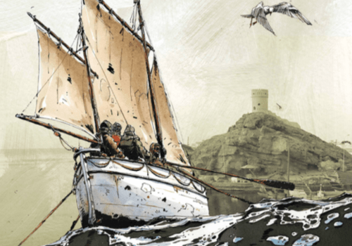 Affiche 7e édition Festival Aventuriers de la mer, Lorient Affiche 7e édition Festival Aventuriers de la mer, Lorient
