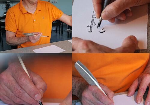 Captation en 3D du geste du calligraphe