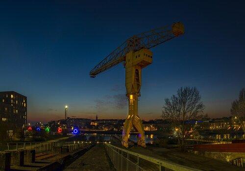 Grue Titan Jaune de Nantes