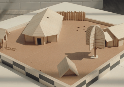 L'archéomaquette, Inrap Une maquette pour comprendre l'archéologie préventive