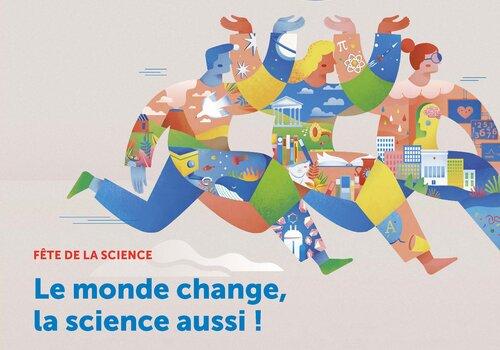 Affiche Fête de la Science 2022 à Sorbonne Université