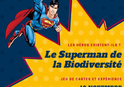 visuel "superman de la biodiversité"
