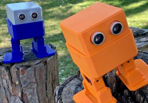 Otto DIY est un robot facile à assembler et à programmer.