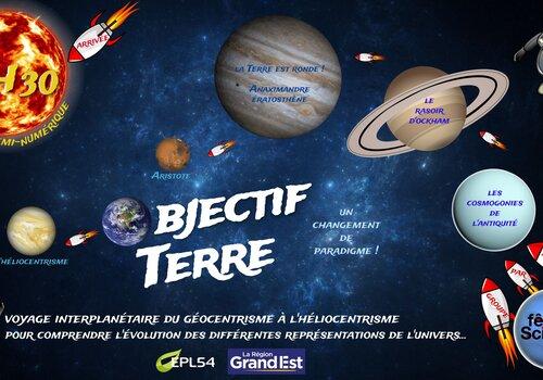 Objectif Terre : jeu de plateau semi-numérique Objectif Terre : jeu de plateau semi-numérique