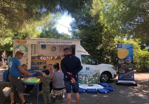 Stand d'animation avec la Calanque mobile