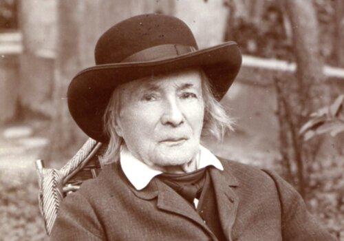 le naturaliste Jean-Henri Fabre, avec son chapeau portrait de Jean-Henri Fabre, avec son chapeau