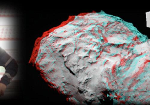 comète Tchouri 3D
