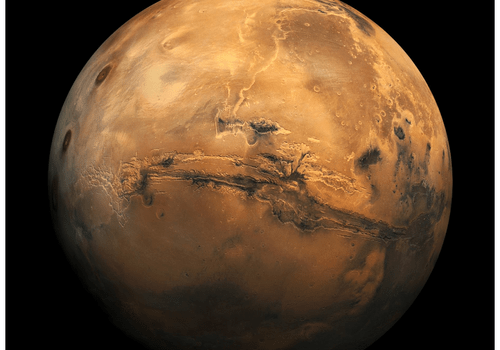Le voyage vers Mars Planète Mars