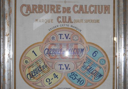 Tableau affiche carbure de calcium inventaire 472 tableau affiche carbure de calcium