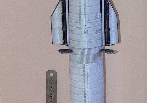 Sapce X maquette réalisée par Hubert Dautremays