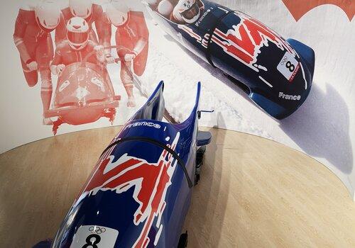 Stand animé par la Maison des XVIème Jeux Olympiques d'Albertville et de la Savoie