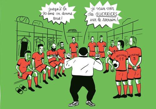 Parlons sciences, parlons foot ! Couverture de la bande-dessinée L'amour du maillot