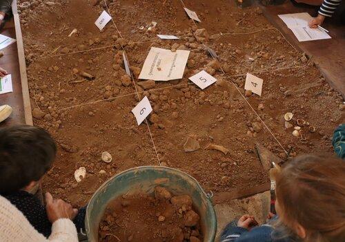 Atelier de fouilles archéologiques