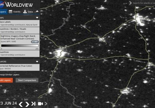 Image Nasa, instrument VIIRS