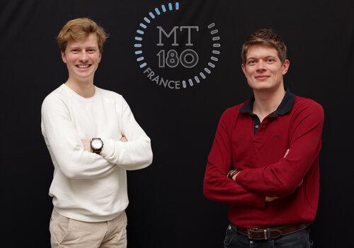 Hervé di Domenico et Antoine Bralet, candidats au concours Ma thèse en 180 secondes 