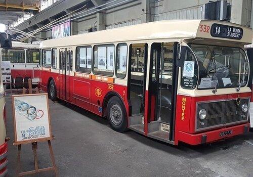 autobus Berliet PCM-U de 1969 présenté à l'Histo Bus Dauphinois