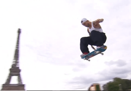 Compétition de skateboard Place du Trocadéro Compétition de skateboard Place du Trocadéro