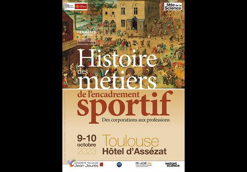 Affiche Colloque Histoire des métiers de l'encadrement sportif