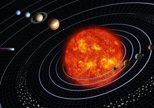 Ronde des planètes, notre système solaire en mouvement
