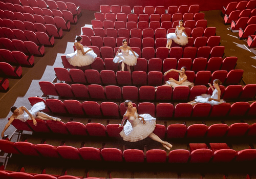 ballerines théâtre vide