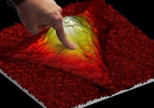 L'AFM permet de "palper" les échantillons à l'échelle nanométrique L'AFM permet de "palper" les échantillons à l'échelle nanométrique