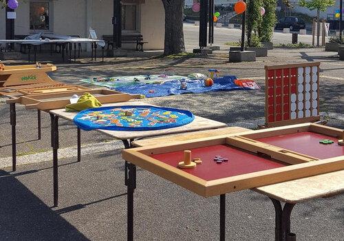 Grands jeux en bois et jeux de société Grands jeux en bois de la FDFR du Cher