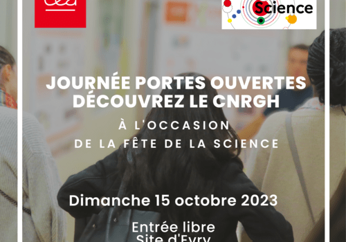 fête de la science au CNRGH à Evry
