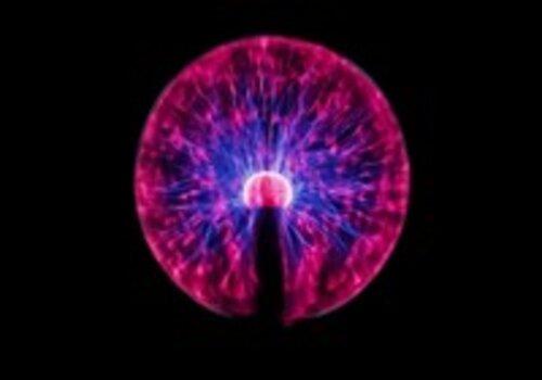 Lampe à plasma allumée Lampe à plasma allumée