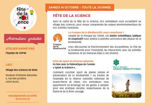 Faire du sport en réserve naturelle Flyer