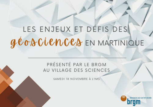 Les enjeux et défis des géosciences en Martinique Flyer brgm