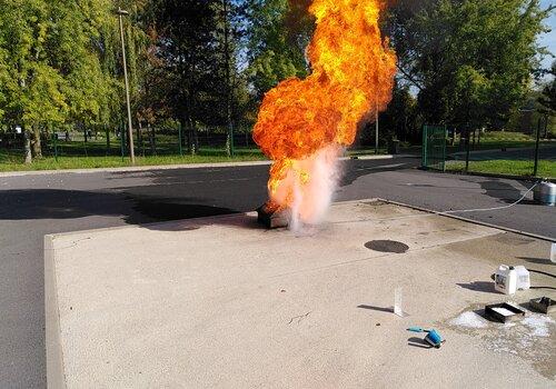 Feu de friteuse