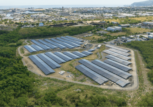 Ferme photovoltaïque de la Rivière des Galets 