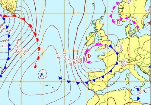 Carte Météo isobars