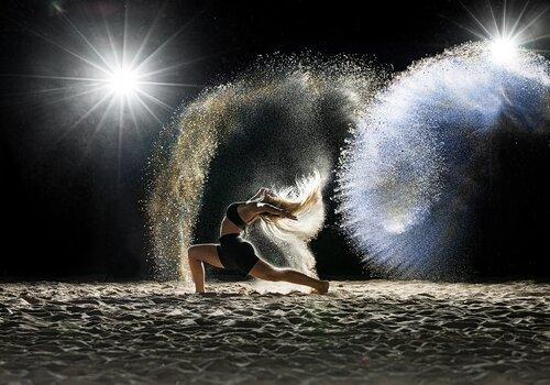 Danseuse sable