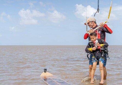 Session de kitesurf accompagné