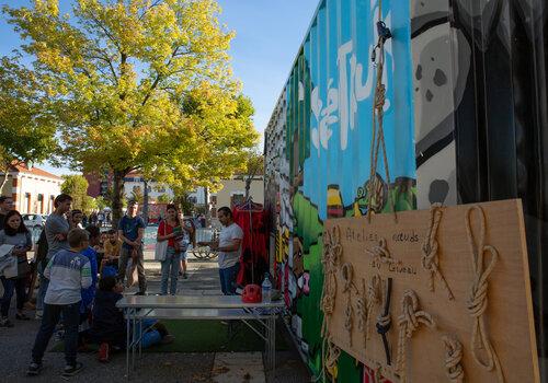 Spéléotruck à Valence Speléotruck-Village des sciences Valence 2022