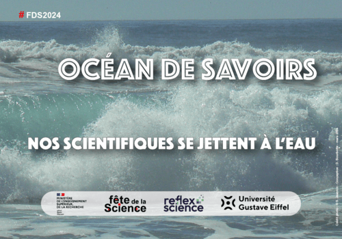 Nos scientifiques se jettent à l'eau Vague océanique