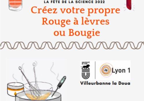 atelier bougie rouge à lèvre