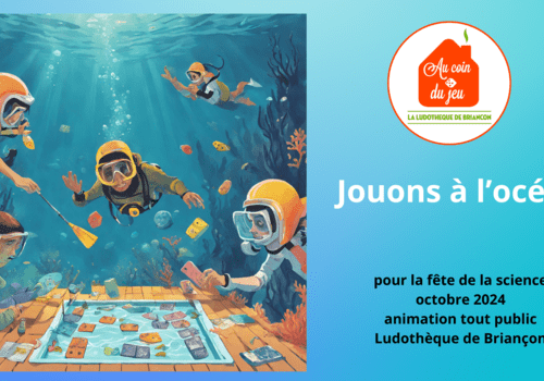 jouons à l'océan! "Découvrez le bonheur des profondeurs ! Plongez dans un océan d'amusement lors de notre atelier sur l'eau. Explorez, éclaboussez et laissez votre imagination naviguer. Joignez-vous à nous pour une aventure marine aux travers d'expériences ludiques! !"