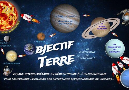 Objectif Terre : jeu de plateau semi-numérique Objectif Terre : jeu de plateau semi-numérique