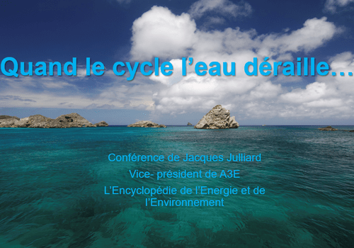 le cycle de l'eau déraille eau qui change