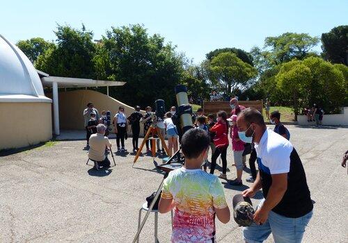 Observation du Soleil avec ANDROMEDE